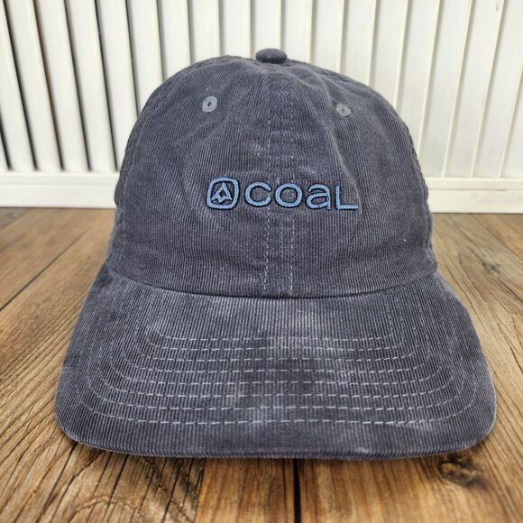 Coal The Hauler Low Cord Corduroy Snapback Hat Cap Charcoal Gray Seattle Outdoor - Picture 2 of 10